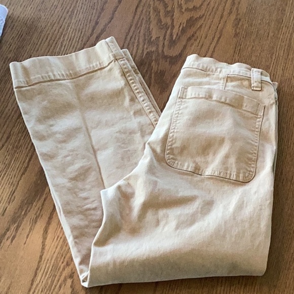 Madewell light mustard colored crop pants. Women’s size 28 - Picture 4 of 16